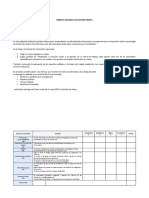 Rubrica Segunda Evaluación