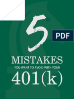 5-Mistakes-to-Know For Your 401K 402B