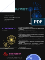 LOS PROBLEMAS ECONOMICOS GENERADOS POR LA PANDEMIA (Santiago Restrepo Cruz)