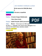 Biografia de Mario Vargas Llosa 2