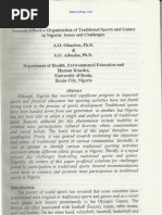Download Towards Effective Organization of Traditional Sports and Games in Nigeria Issues and Challenges by aO Okunbor And SO Aibueku by virus_xxx SN58179006 doc pdf