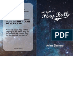 They Came To Play Ball Booklet