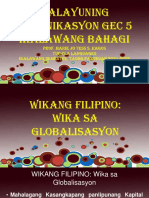 Aralin 2 Wikang Filipino-Wika Sa Globalisasyon