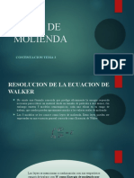 Leyes de Molienda