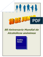 80 Aniversario Mundial de Alcohólicos Anónimos