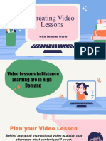 Creating Video Lessons: With Teacher Marie