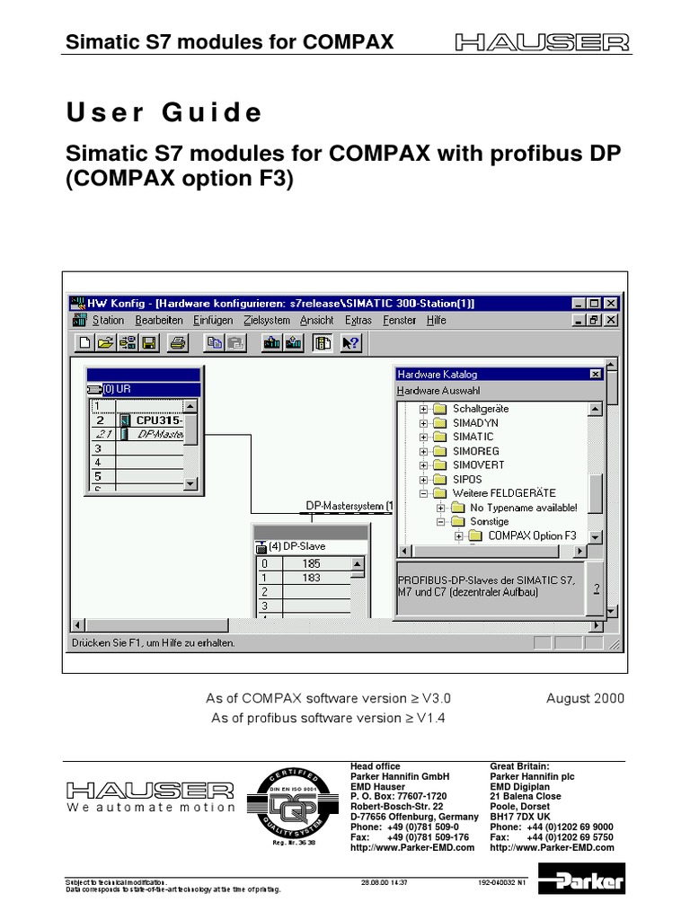 Simatic S7 User Guide Engl | PDF | Input/Output | Parameter (Computer ...