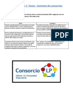 Tarea - Contrato de Consorcios