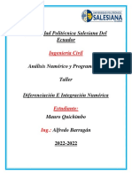 Taller Analisis y Programacion - Est. Mauro Quichimbo