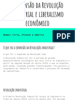 Expansão da Revolução Industrial e surgimento do liberalismo econômico