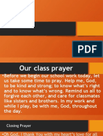 Class Prayer