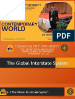 TCW Module 2 Section 3 Global Interstate System