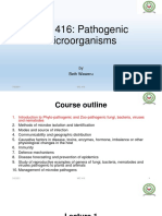 Lec 1 - Introduction To Pathogenic Micro-Organisms