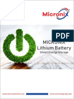 MICRONIX Lithium Battery Catalog