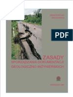 Zasady Sporządzania Dokumentacji Geologiczno-Inżynierskich