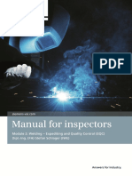 Manual For Inspectors. Module 2: Welding