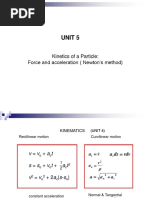 Kinetics of A Particle