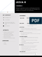 Teal and Black Professional Software Engineer Simple Resume