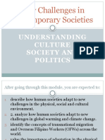 New Challenges in Contemporary Societies
