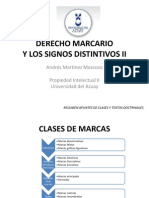 Diapositivas: Derecho Marcario II