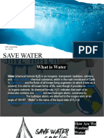 Save Water: NAME:-Rashmeet Singh