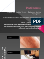 Dactilograma: Del griego Dedos e Inscripción