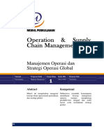 Modul 1 - Operation and Supply Chain Management - Global Operation Strategy