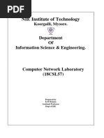 18CSL57 CN Lab Manual