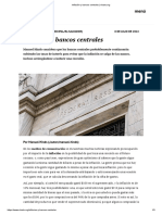Inflación y Bancos Centrales (Manuel Hinds)