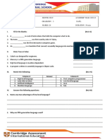 Grade 5 ICT Weekly Test