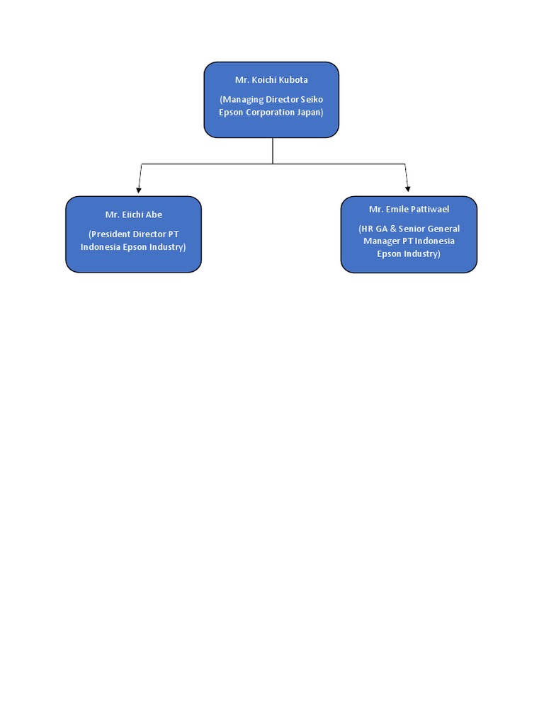 Struktur Organisasi PT IEI | PDF