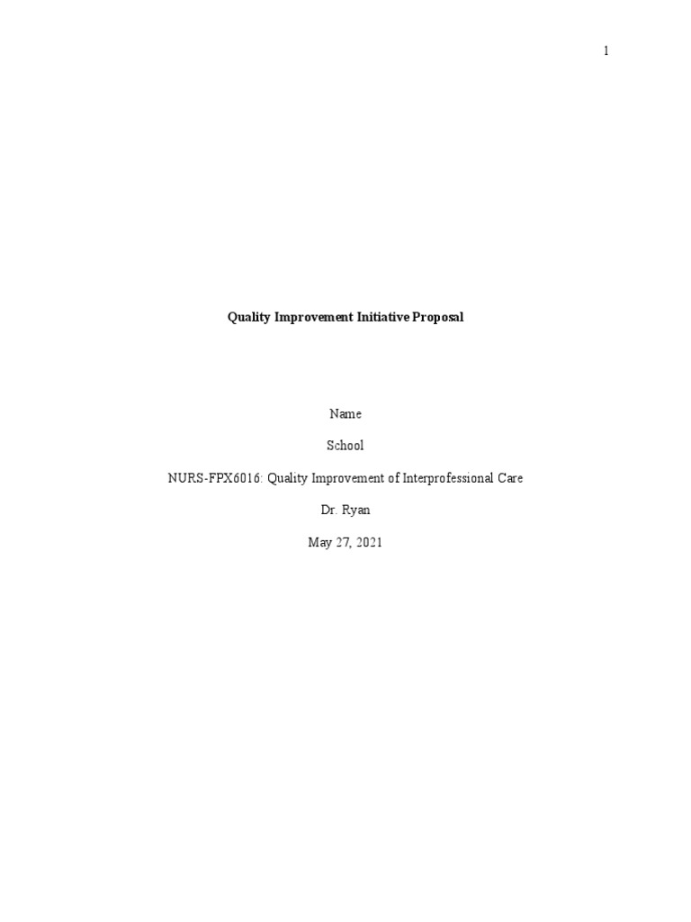 Quality Care Improvement for Nurses | PDF | Health Care | Nursing