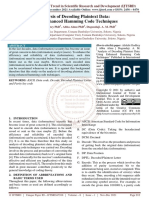 Analysis of Decoding Plaintext Data Using Enhanced Hamming Code Techniques