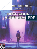 Strixhaven Supplemental Volume I Course Catalog and Staff Directory