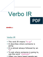 El Verbo Ir to Go and Going To