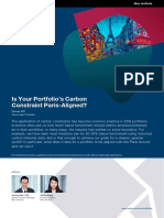 Is Your Portfolio's Carbon Constraint Paris-Aligned?: Intelligent Ri
