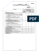 Cea Schedules For E&m Cost