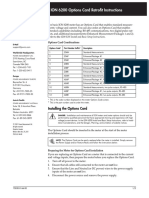 ION 6200 Options Card Retrofit Instructions