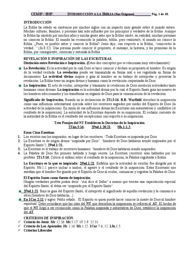 Introd. A La Biblia | PDF | Pablo el apóstol | Evangelio de Mateo