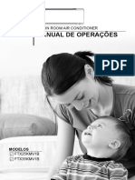 FTX25-35KM 3PPT393186-11R Operation Manual Portuguese