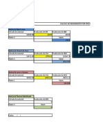 Calculo de Rendimientos Por Procesos