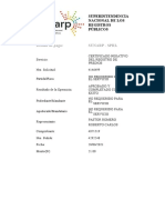 Detalle de Pago: Sunarp - SPRL: Superintendencia Nacional de Los Registros Públicos