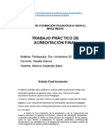 Pedagojia - Trabajo Final