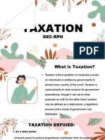 Taxation