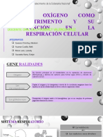 El Oxígeno Como Nutrimento y Su Función en La Respiración Celular