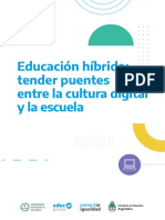 Educacion Hibrida Tender Puentes Entre La Cultura Digital y La Escuela