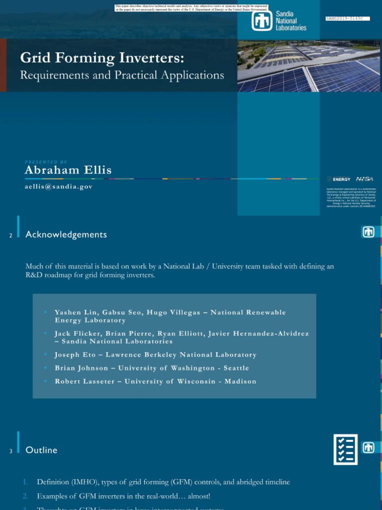 Grid Forming Inverters - Requirements and Practical Applications | PDF ...