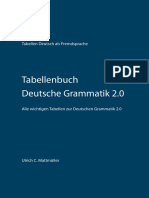 Tabellenbuch Deutsche Grammatik 2.0