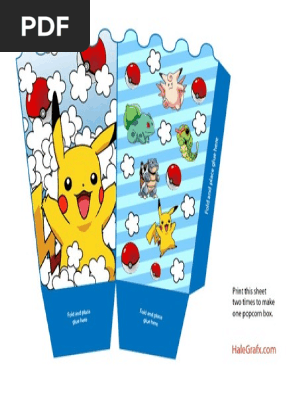 Pokemon Popcorn Box