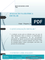 Apresentação AVALIAÇÃO FISICA-1